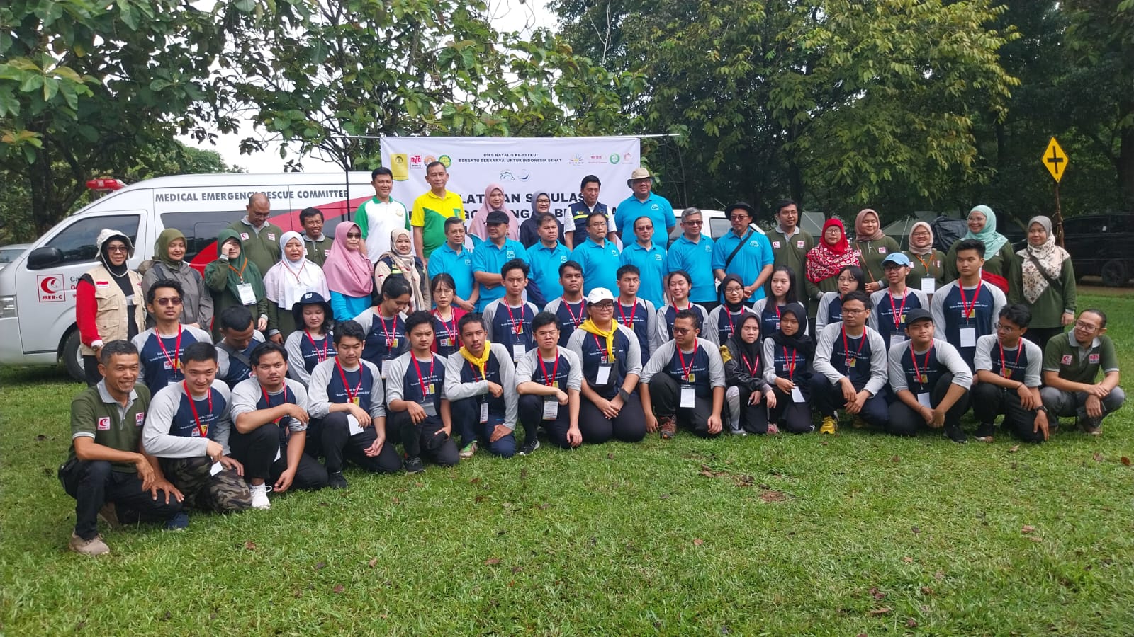 ILUNI FKUI’98 dan MER-C Training Center Gelar Pelatihan Simulasi Penanggulangan Bencana